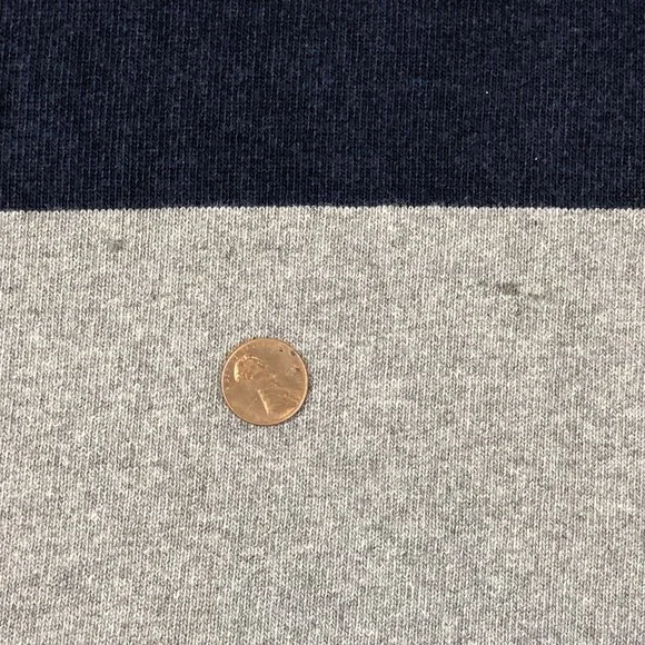 Villanova Lacrosse Barbarian Hooded Striped Rugby Long Sleeve #17 Mens Large - Picture 9 of 13